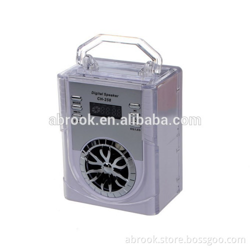 New arrival vally-type crystal led light speaker